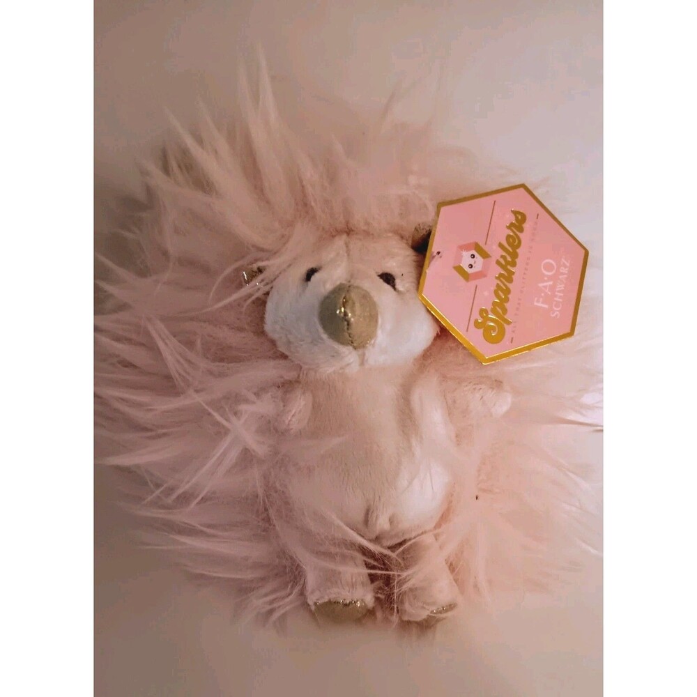 FOA Swartz Sparklers NWT Hedgehog  Pink 8"